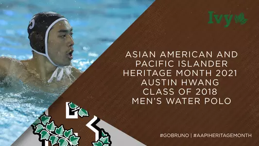 Water polo's Austin Hwang looks to make a pass