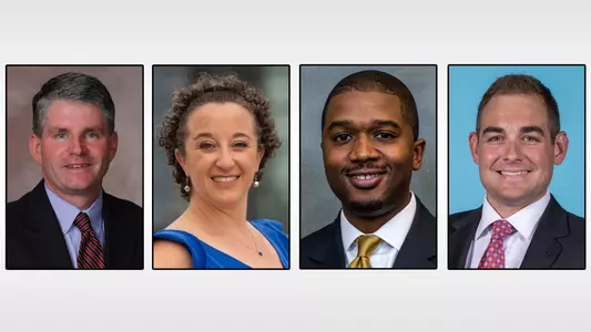 Head shots of administrators in professional dress