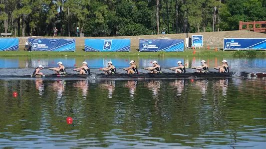 Women's crew races at the NCAA Championships