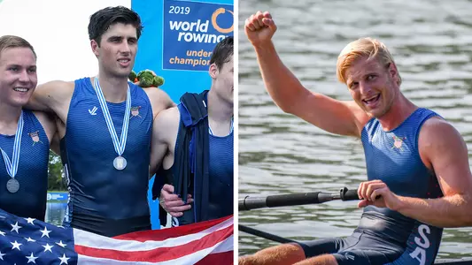 Rowers celebrate