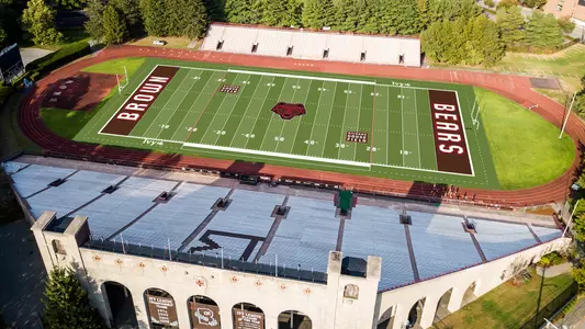 Aerial view of Richard Gouse Field at Brown Stadium Rendering