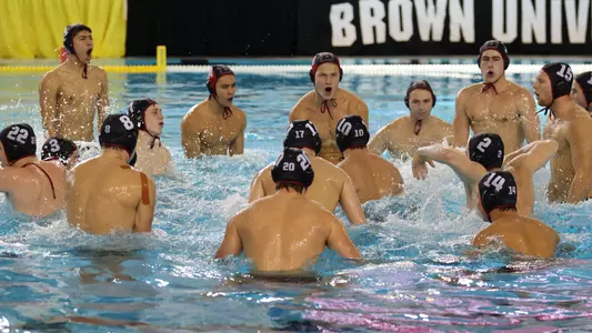 water polo huddle