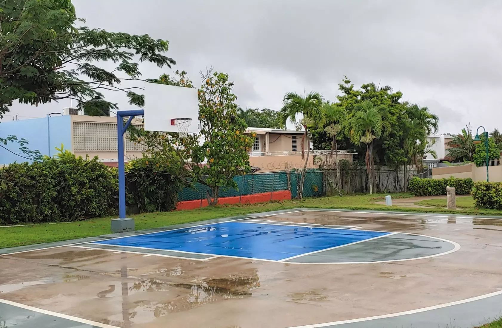The finished park after the restoration work