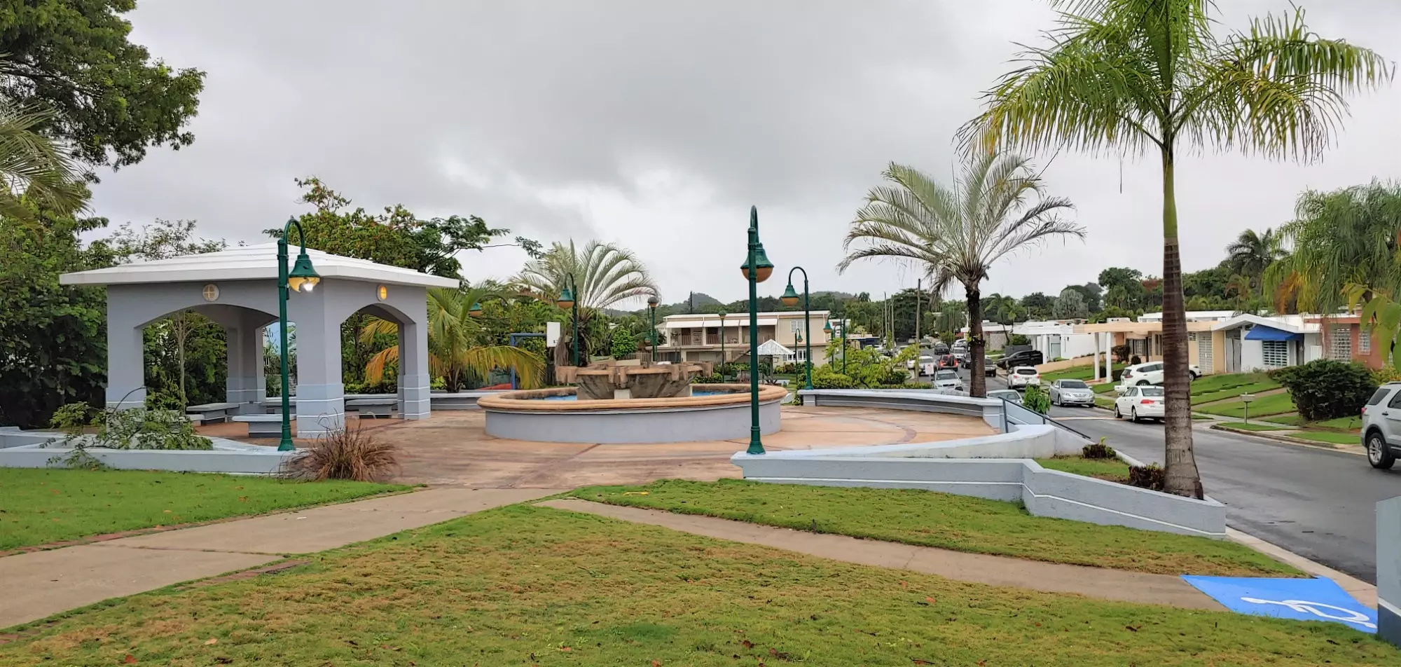 The finished park after the restoration work