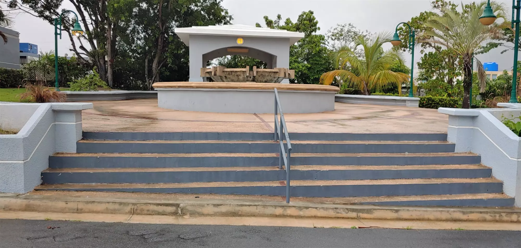 The finished park after the restoration work