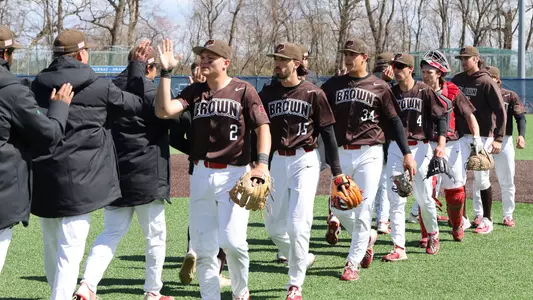 Team postgame handshake