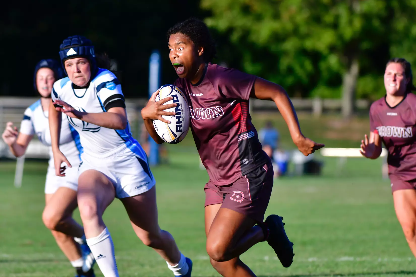 9/3/2022 © Mike Orazzi
Brown University Ruby vs Quinnipiac in Hamden, Conn. on Saturday, September 3, 2022. Mike Orazzi for Clarus Studios.
