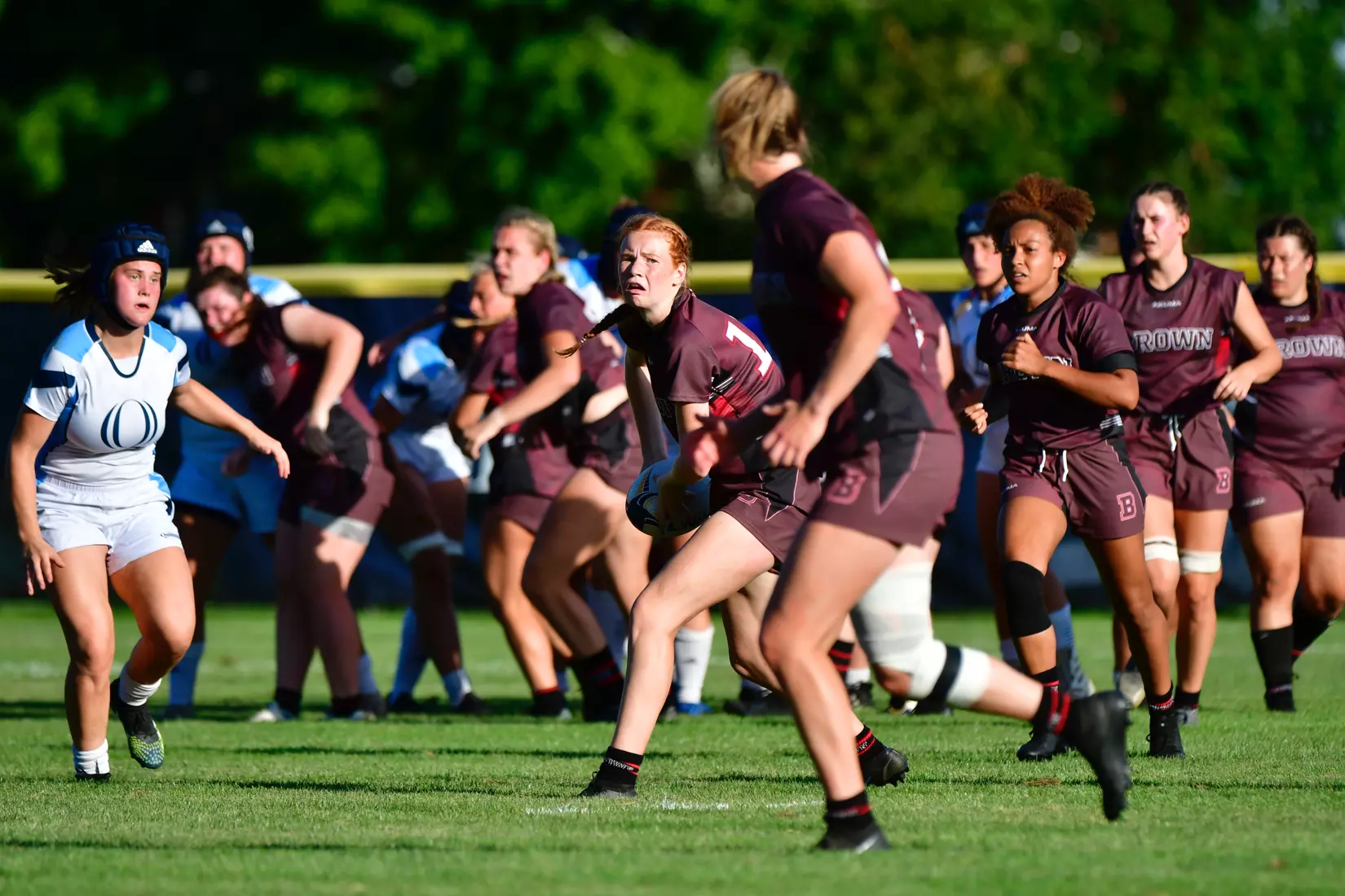 9/3/2022 © Mike Orazzi
Brown University Ruby vs Quinnipiac in Hamden, Conn. on Saturday, September 3, 2022. Mike Orazzi for Clarus Studios.