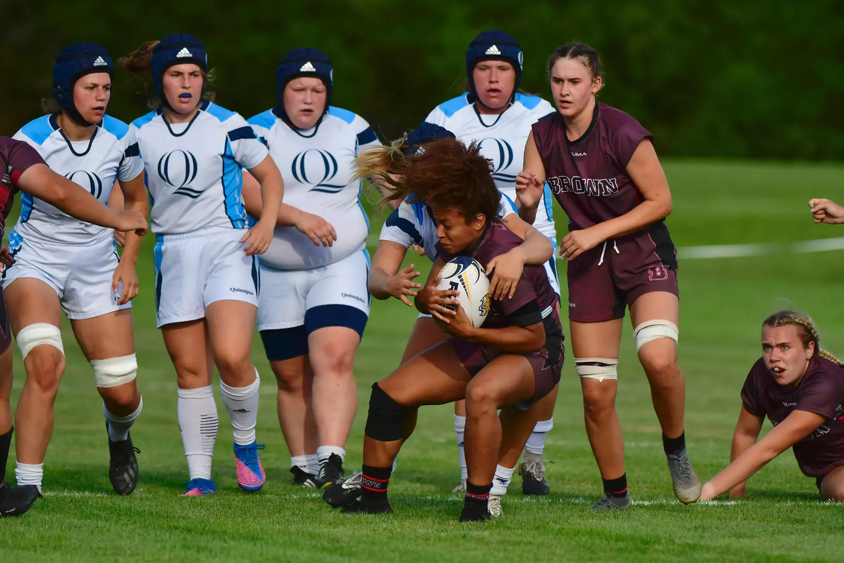 9/3/2022 © Mike Orazzi
Brown University Ruby vs Quinnipiac in Hamden, Conn. on Saturday, September 3, 2022. Mike Orazzi for Clarus Studios.
