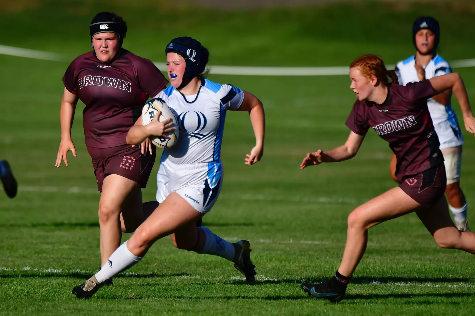9/3/2022 © Mike Orazzi
Brown University Ruby vs Quinnipiac in Hamden, Conn. on Saturday, September 3, 2022. Mike Orazzi for Clarus Studios.