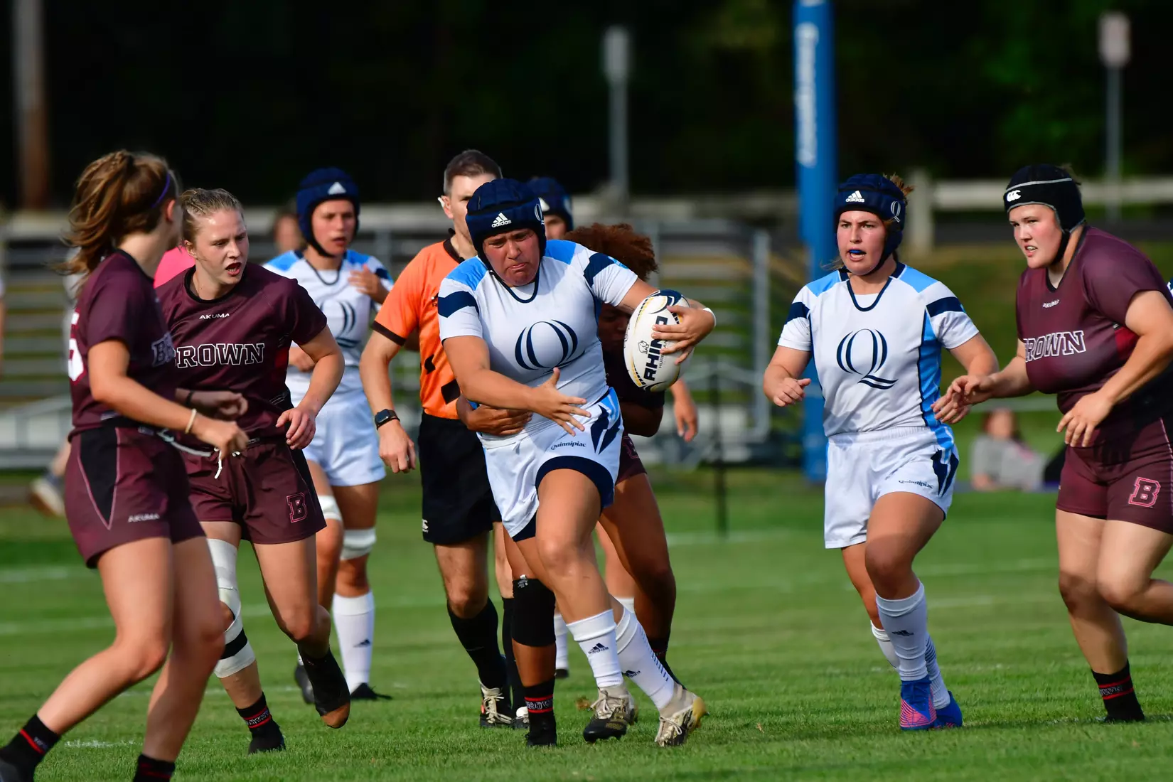 9/3/2022 © Mike Orazzi
Brown University Ruby vs Quinnipiac in Hamden, Conn. on Saturday, September 3, 2022. Mike Orazzi for Clarus Studios.