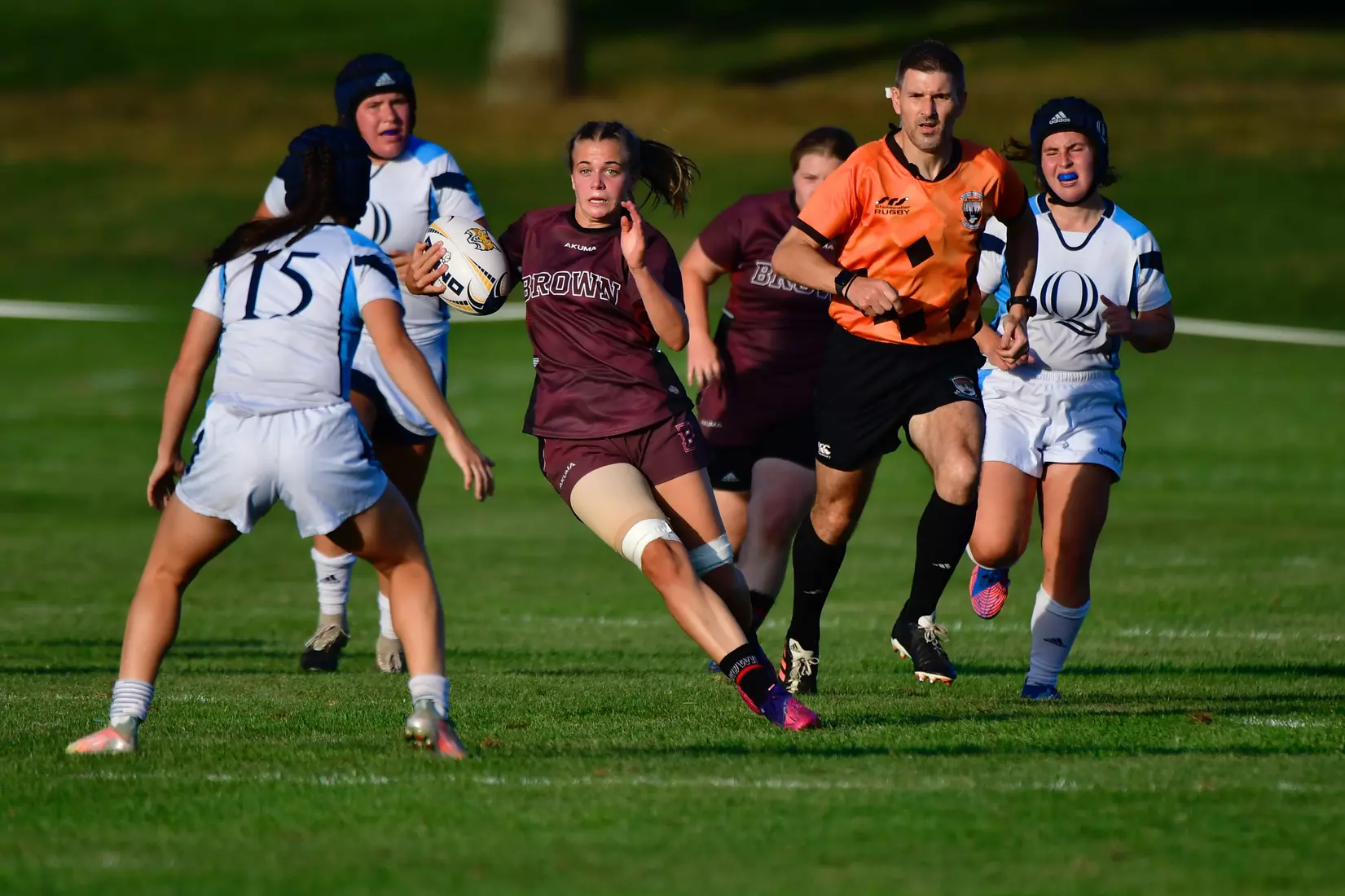 9/3/2022 © Mike Orazzi
Brown University Ruby vs Quinnipiac in Hamden, Conn. on Saturday, September 3, 2022. Mike Orazzi for Clarus Studios.