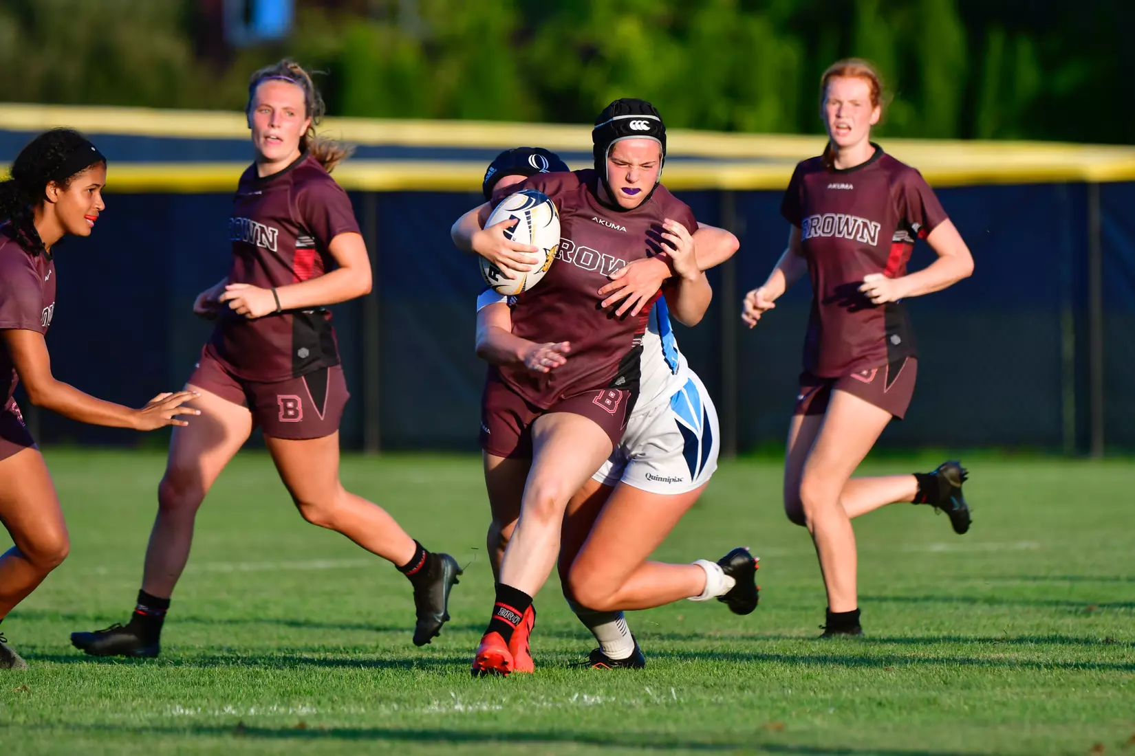 9/3/2022 © Mike Orazzi
Brown University Ruby vs Quinnipiac in Hamden, Conn. on Saturday, September 3, 2022. Mike Orazzi for Clarus Studios.