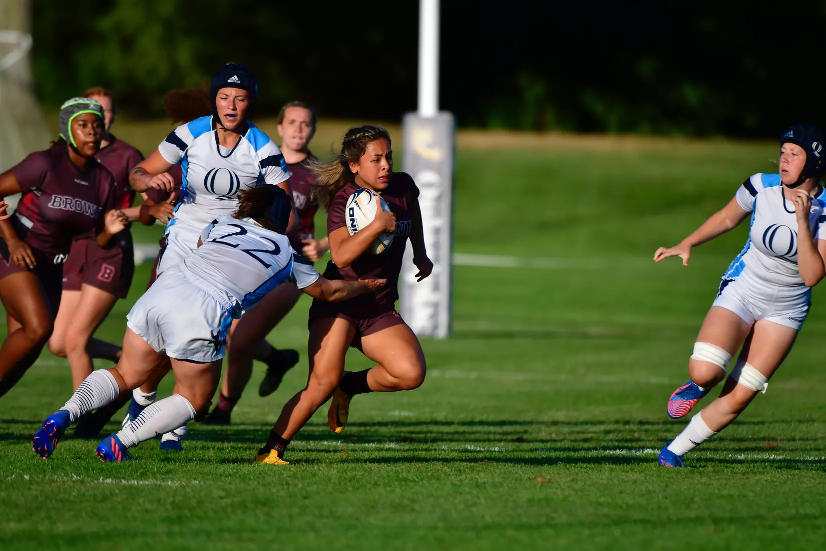 9/3/2022 © Mike Orazzi
Brown University Ruby vs Quinnipiac in Hamden, Conn. on Saturday, September 3, 2022. Mike Orazzi for Clarus Studios.