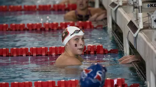 Brown women's swimming