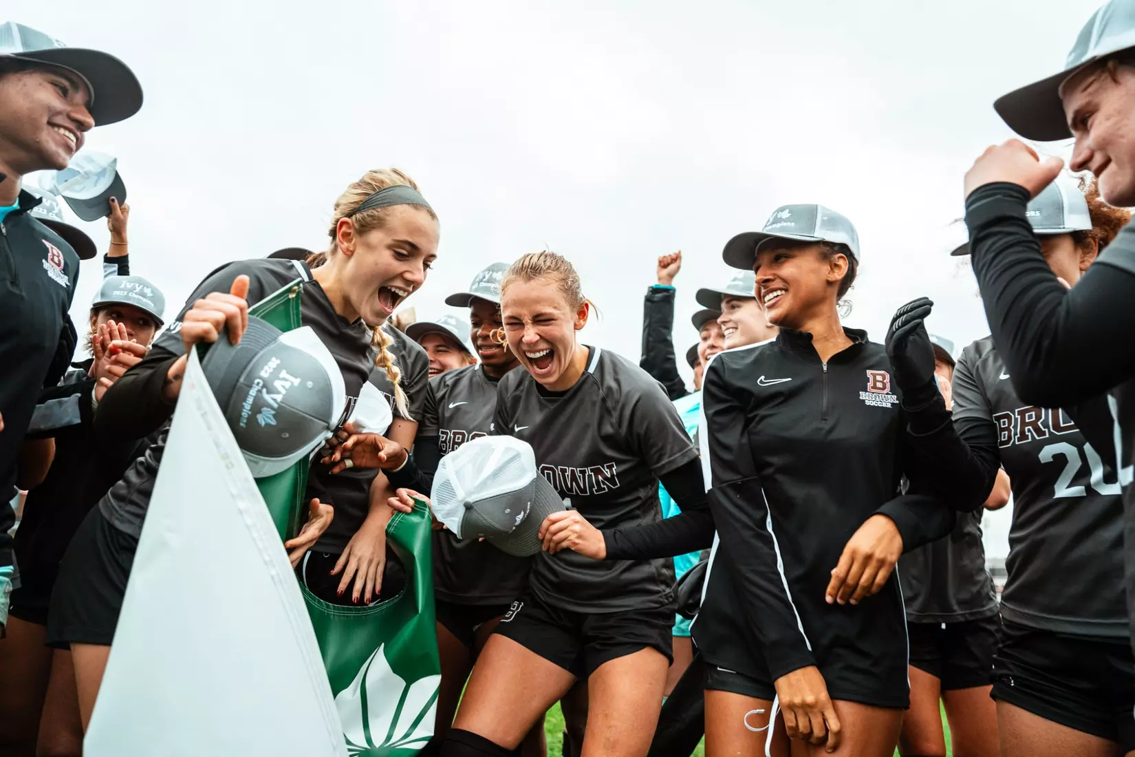 Ava Seelenfreud celebrates championship on Saturday, October 21 at Cornell