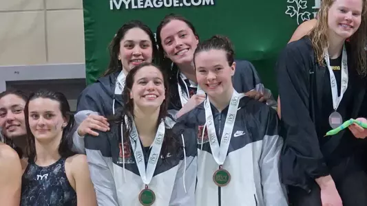 Free Relay Podium Women's Swimming