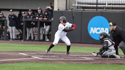 Olivia Pichardo's first at-bat in collegiate debut