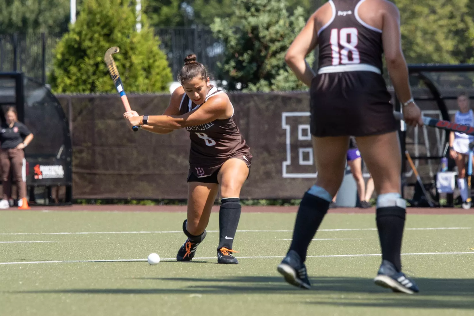 Field Hockey defeats Holy Cross 2-1 in overtime on Sunday afternoon at Goldberger Family Field.