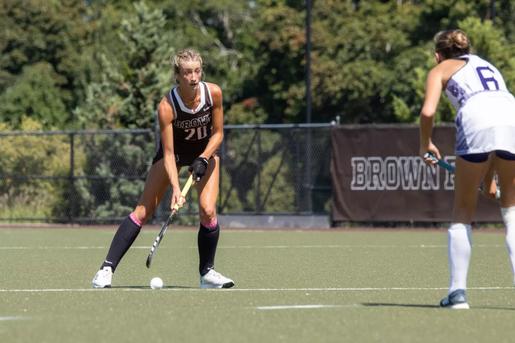 Field Hockey defeats Holy Cross 2-1 in overtime on Sunday afternoon at Goldberger Family Field.