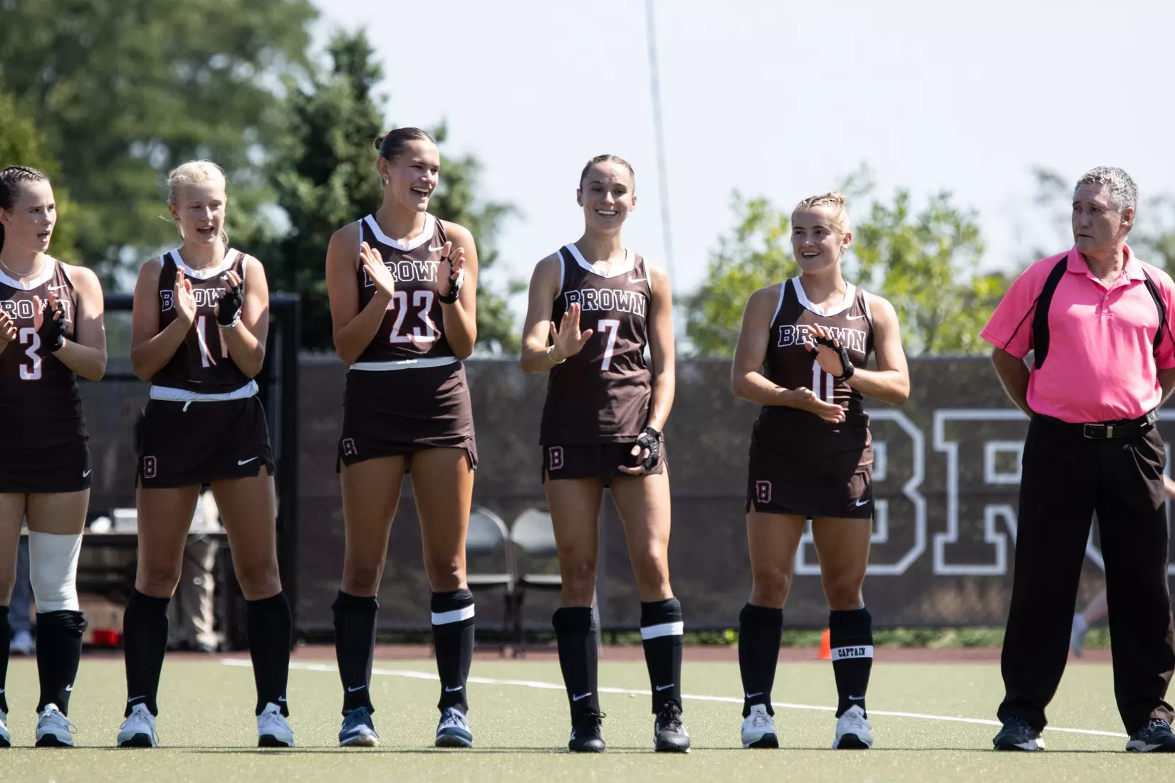 Field Hockey defeats Holy Cross 2-1 in overtime on Sunday afternoon at Goldberger Family Field.
