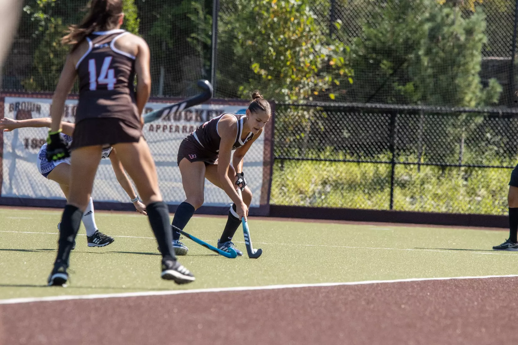 Field Hockey defeats Holy Cross 2-1 in overtime on Sunday afternoon at Goldberger Family Field.