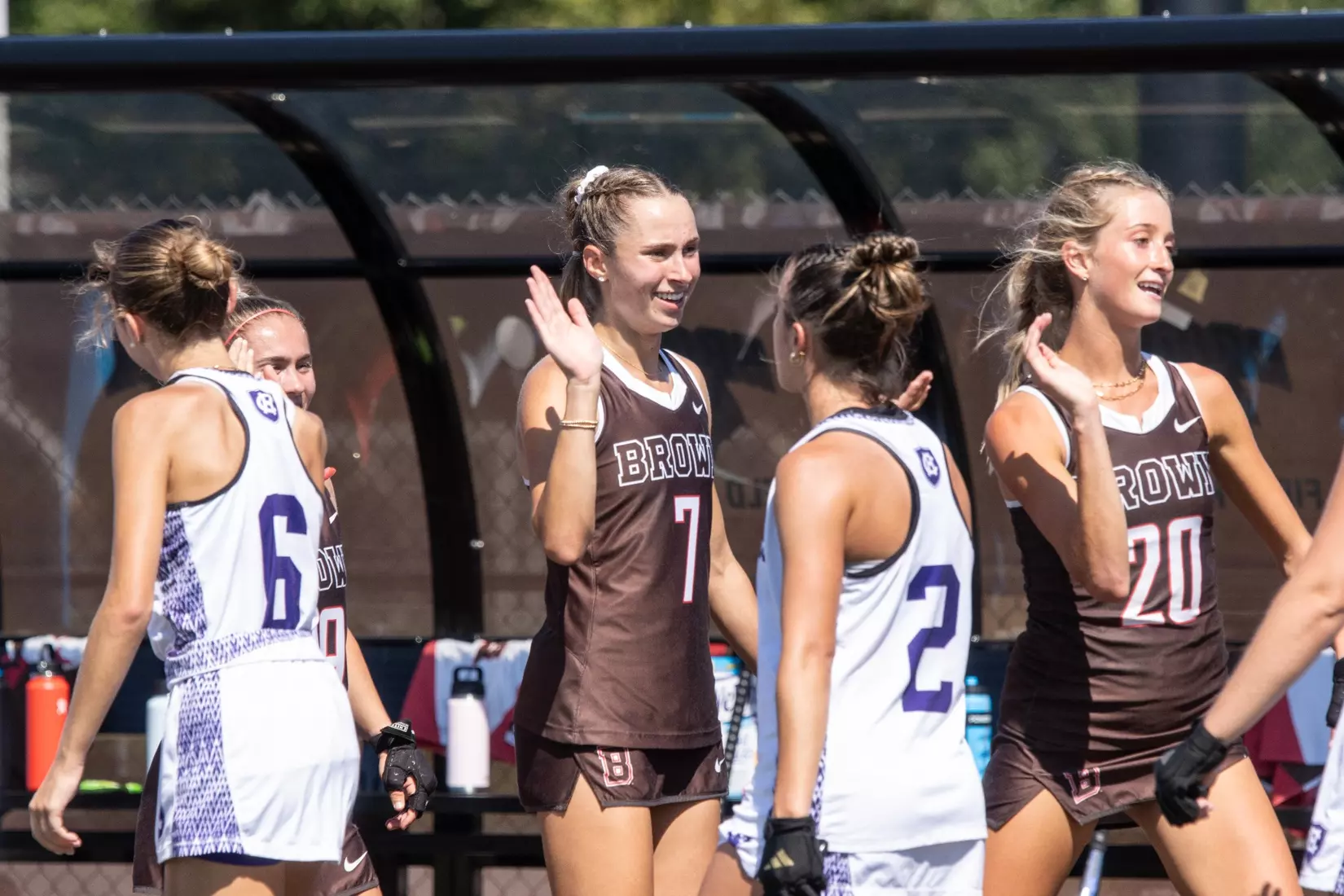 Field Hockey defeats Holy Cross 2-1 in overtime on Sunday afternoon at Goldberger Family Field.