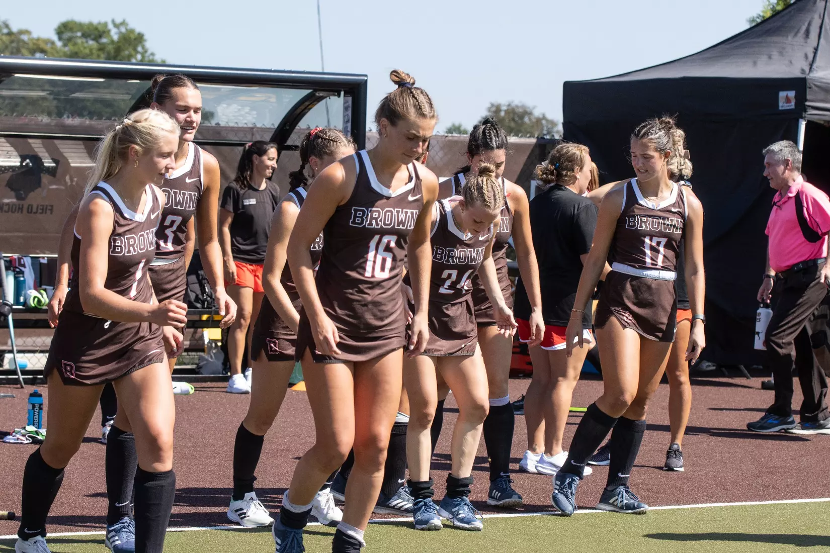 Field Hockey defeats Holy Cross 2-1 in overtime on Sunday afternoon at Goldberger Family Field.