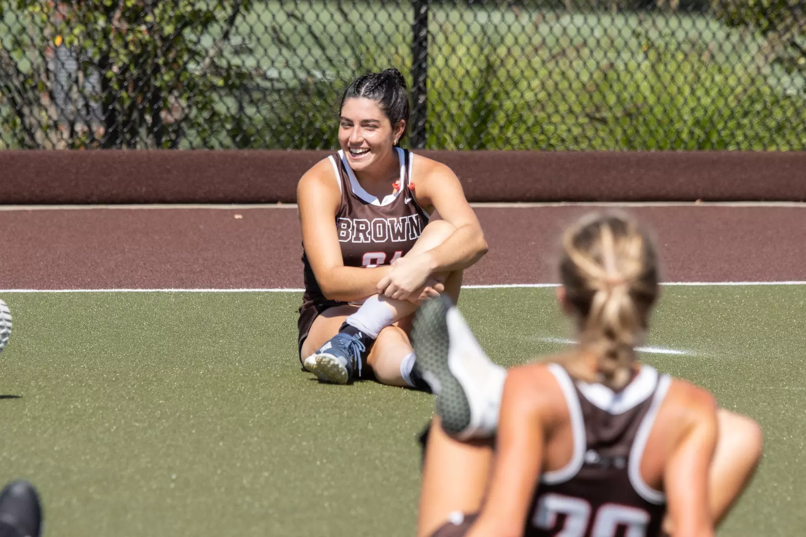 Field Hockey defeats Holy Cross 2-1 in overtime on Sunday afternoon at Goldberger Family Field.