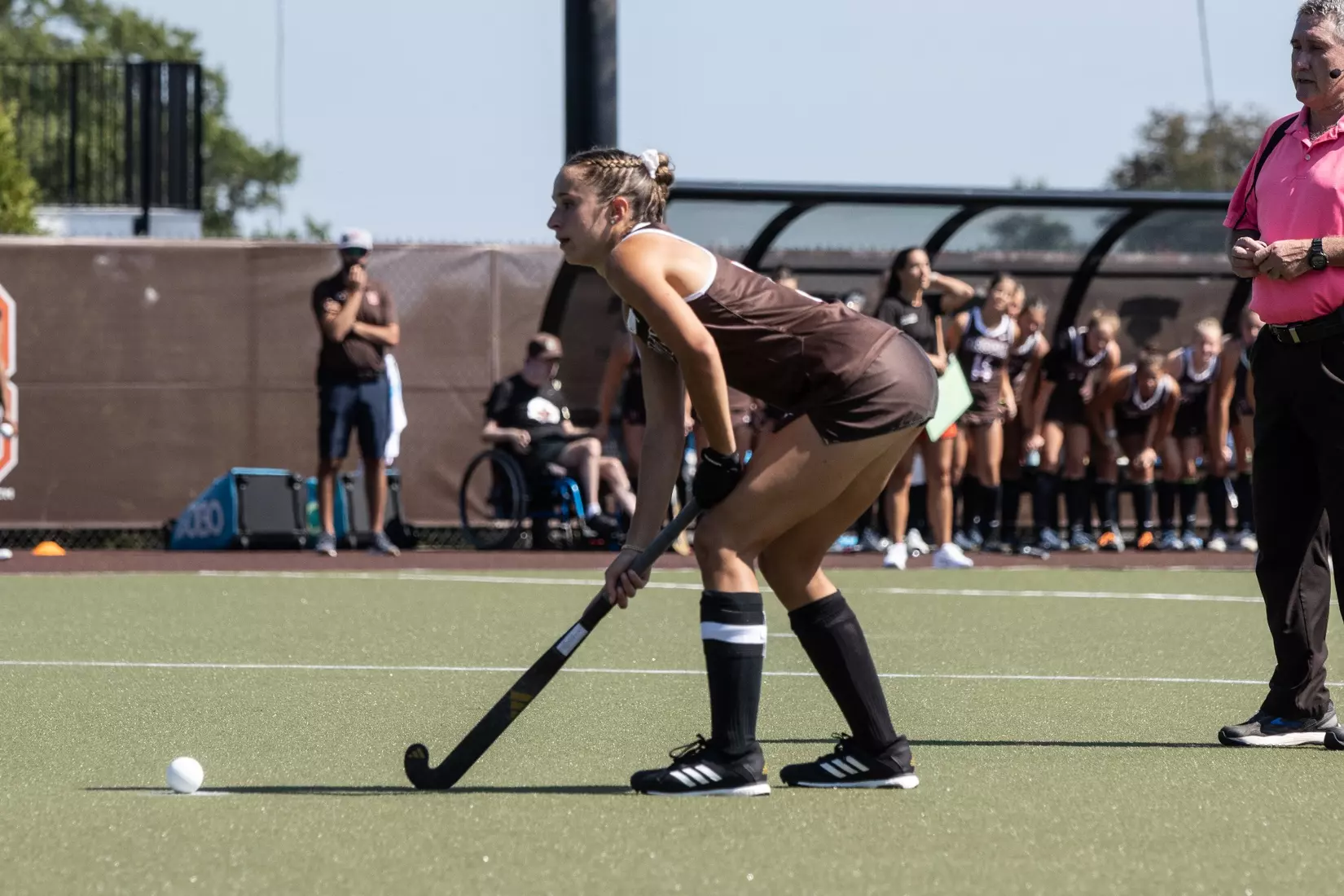 Field Hockey defeats Holy Cross 2-1 in overtime on Sunday afternoon at Goldberger Family Field.