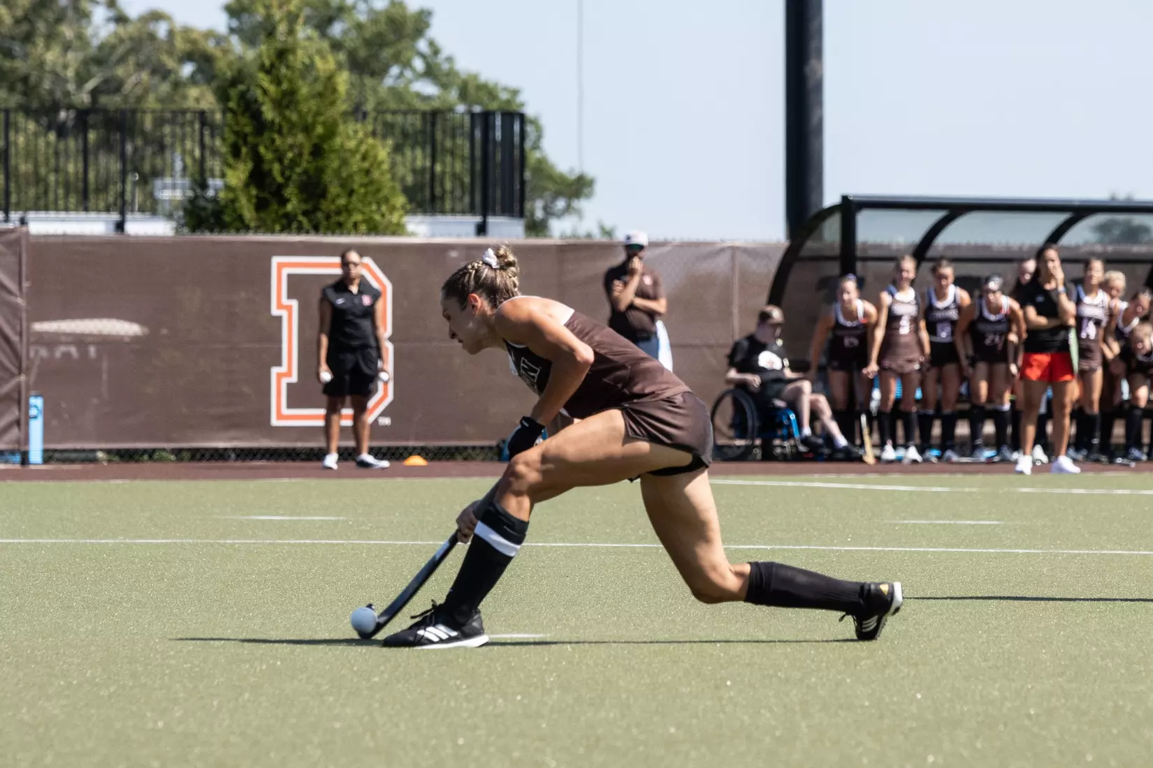 Field Hockey defeats Holy Cross 2-1 in overtime on Sunday afternoon at Goldberger Family Field.