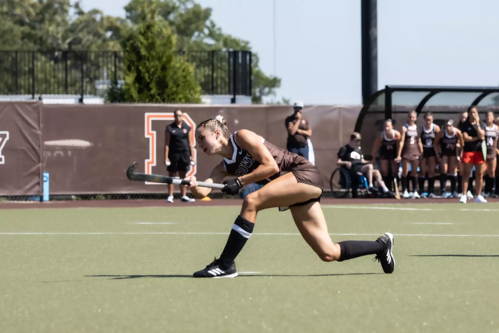 Field Hockey defeats Holy Cross 2-1 in overtime on Sunday afternoon at Goldberger Family Field.
