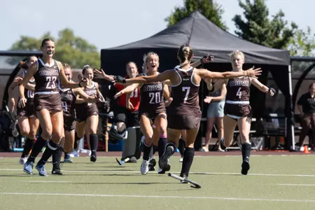 Immy Goven celebrates game winning goal