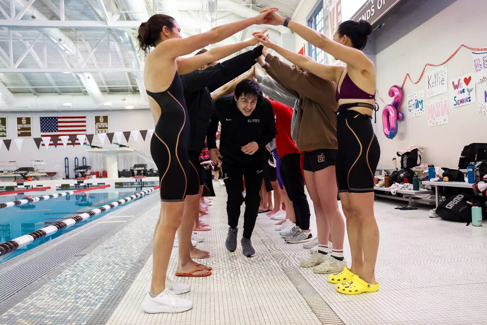 Brown men's swimming and diving defeated Columbia on Saturday, January 13 in the Katherine Coleman Aquatics Center.