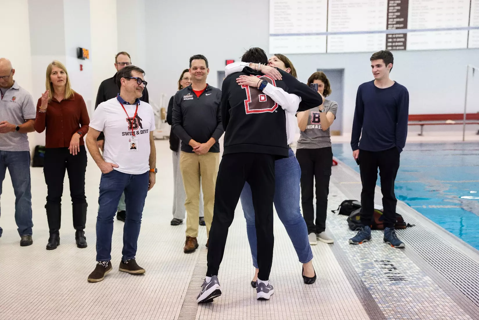 Brown men's swimming and diving defeated Columbia on Saturday, January 13 in the Katherine Coleman Aquatics Center.