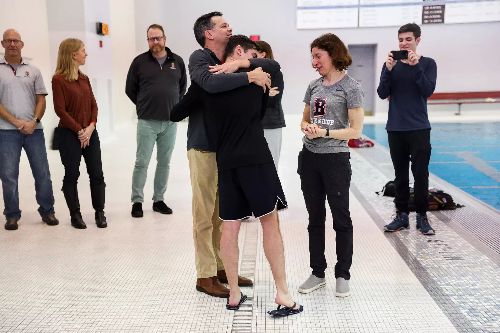 Brown men's swimming and diving defeated Columbia on Saturday, January 13 in the Katherine Coleman Aquatics Center.