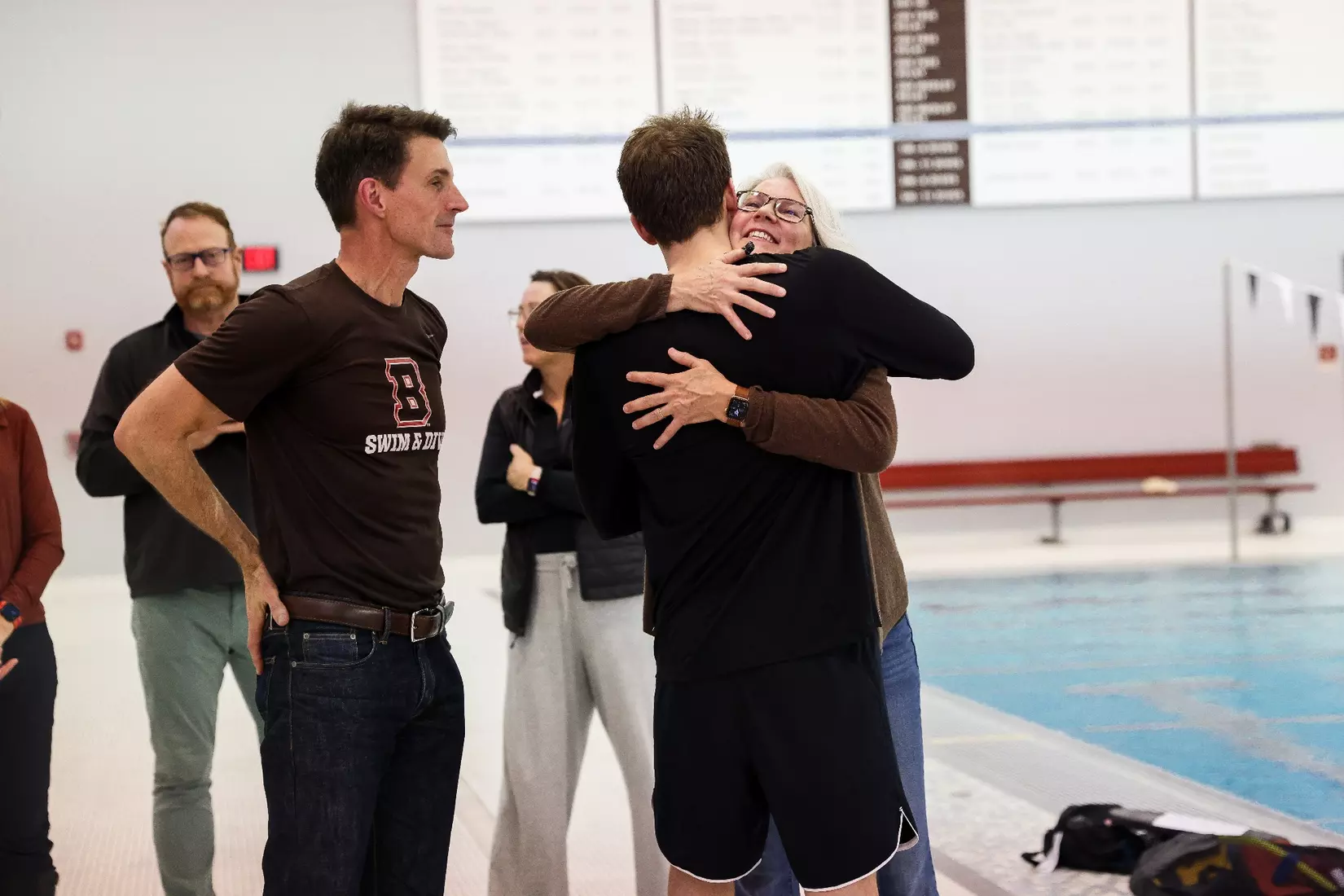 Brown men's swimming and diving defeated Columbia on Saturday, January 13 in the Katherine Coleman Aquatics Center.