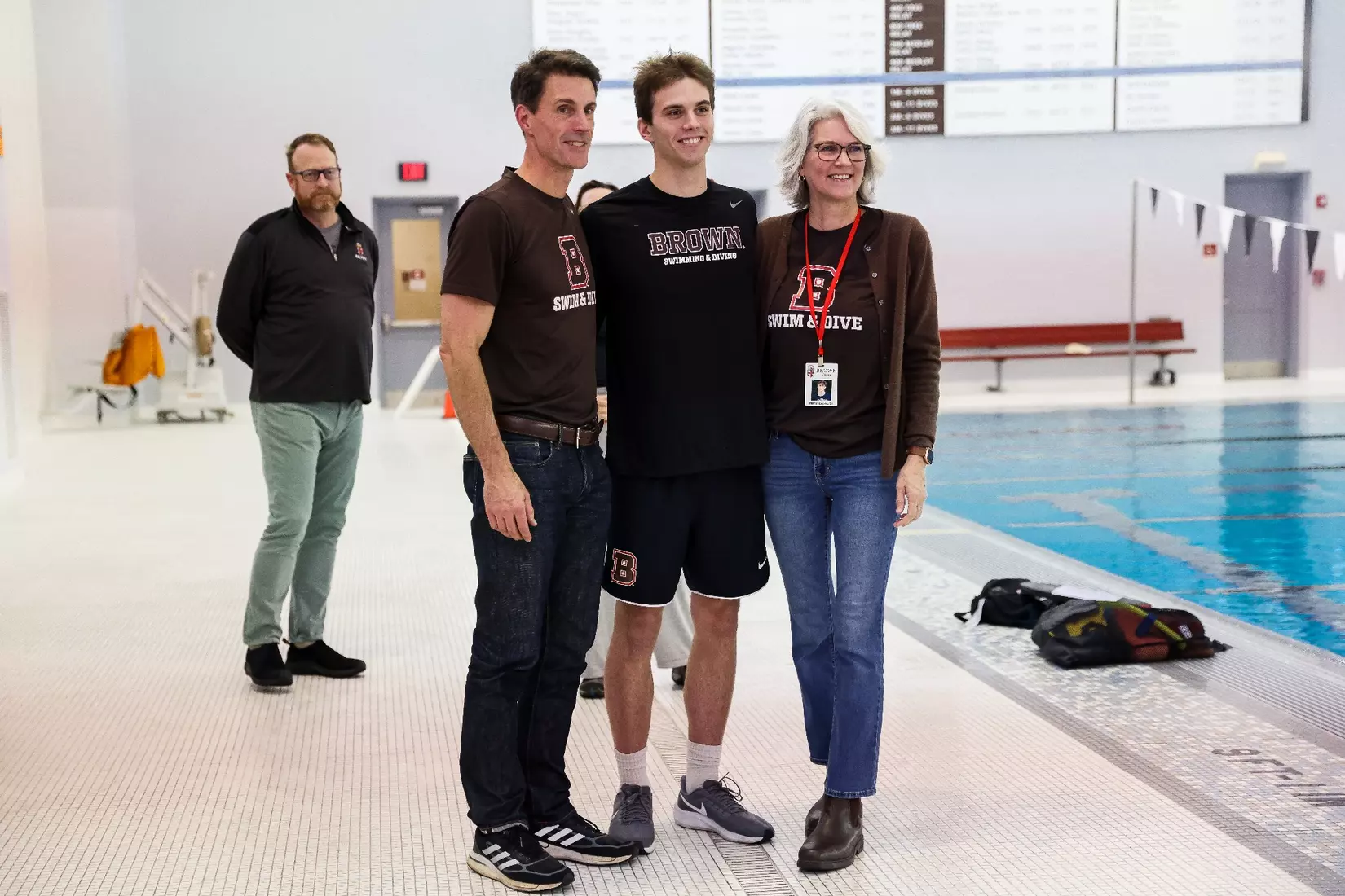 Brown men's swimming and diving defeated Columbia on Saturday, January 13 in the Katherine Coleman Aquatics Center.