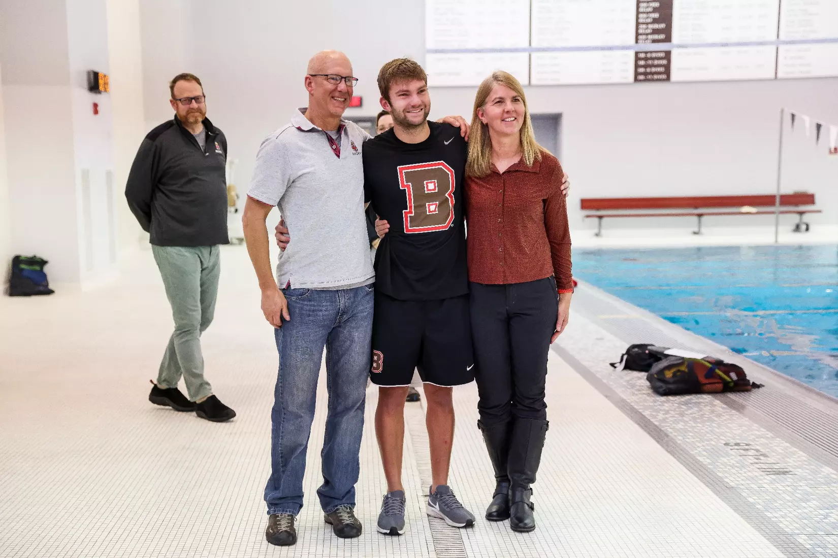 Brown men's swimming and diving defeated Columbia on Saturday, January 13 in the Katherine Coleman Aquatics Center.