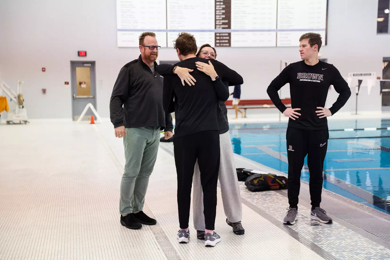 Brown men's swimming and diving defeated Columbia on Saturday, January 13 in the Katherine Coleman Aquatics Center.