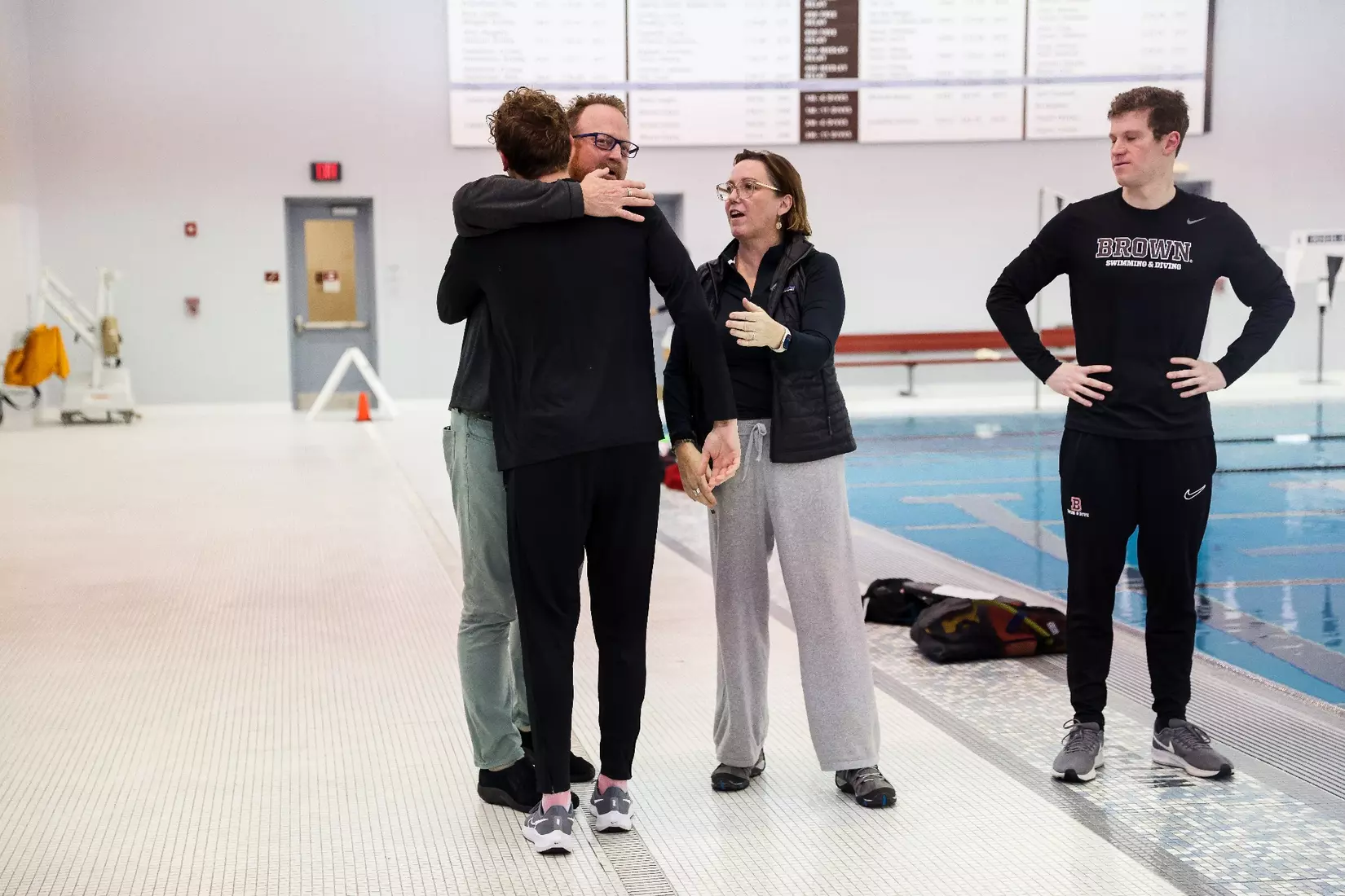 Brown men's swimming and diving defeated Columbia on Saturday, January 13 in the Katherine Coleman Aquatics Center.