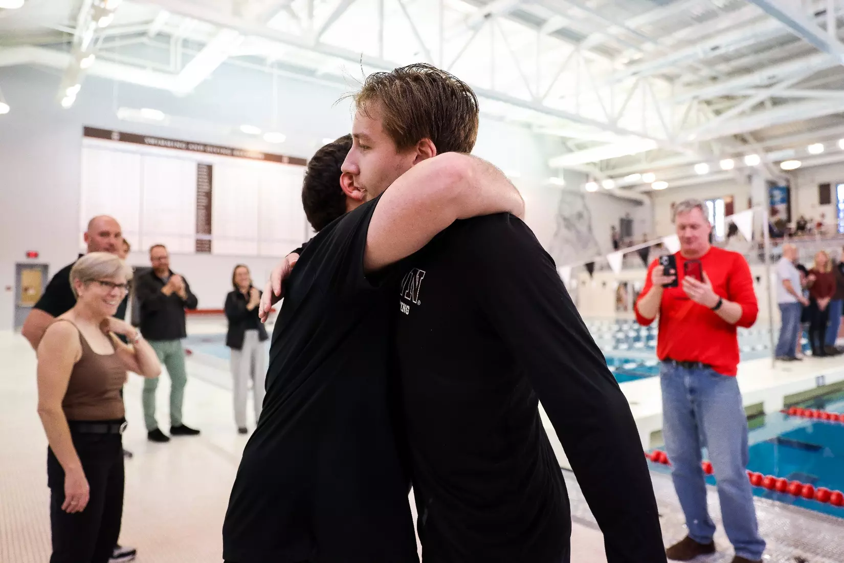 Brown men's swimming and diving defeated Columbia on Saturday, January 13 in the Katherine Coleman Aquatics Center.