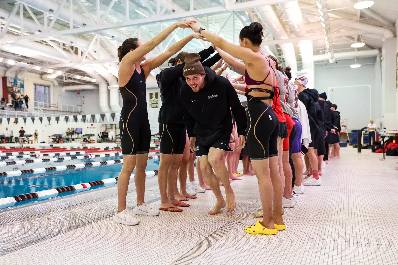 Brown men's swimming and diving defeated Columbia on Saturday, January 13 in the Katherine Coleman Aquatics Center.
