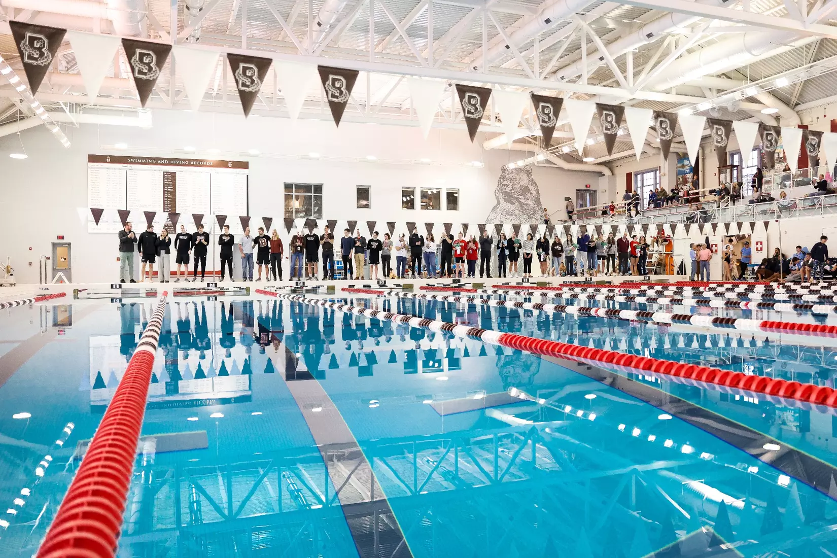 Brown men's swimming and diving defeated Columbia on Saturday, January 13 in the Katherine Coleman Aquatics Center.