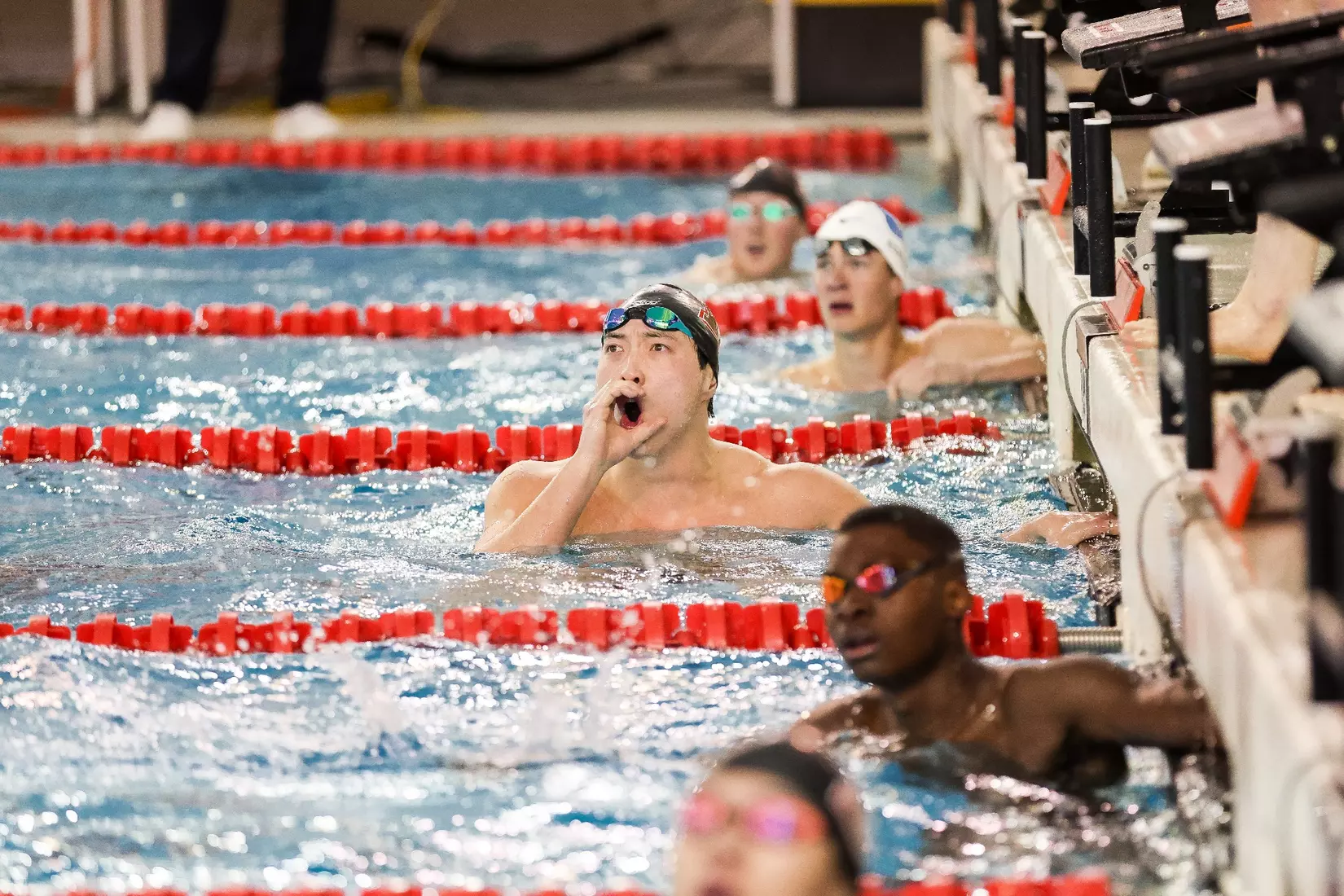 Brown men's swimming and diving defeated Columbia on Saturday, January 13 in the Katherine Coleman Aquatics Center.