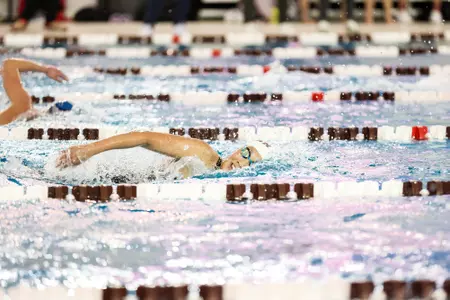 Brown University women's swimming and diving defeated Columbia on Saturday, January 13, 2024 in the Katherine Coleman Aquatics Center.