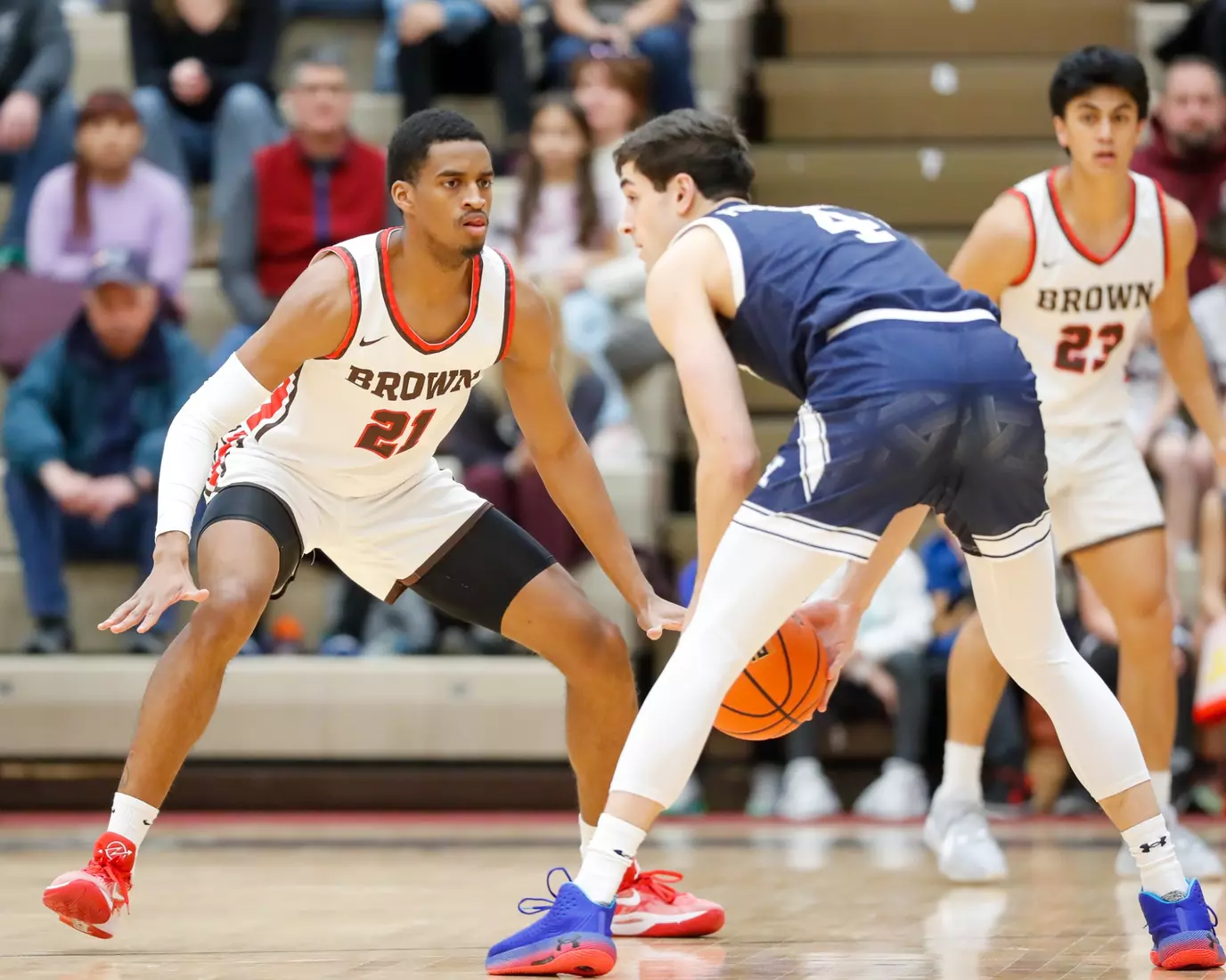Aaron Cooley vs Yale. January 9, 2024 inside the Pizzitola Sports Center