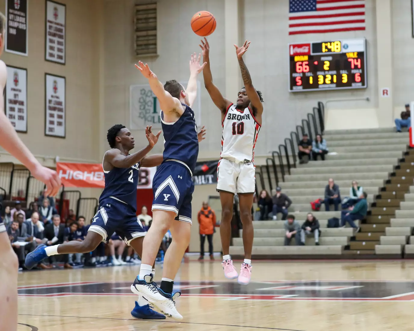 Kino Lilly Jr. vs Yale. January 9, 2024 inside the Pizzitola Sports Center