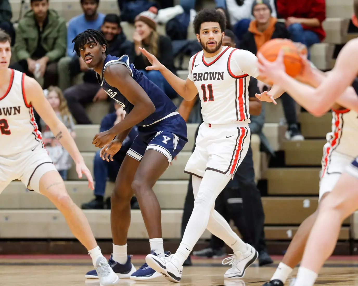 Mal Ndur vs Yale. January 9, 2024 inside the Pizzitola Sports Center