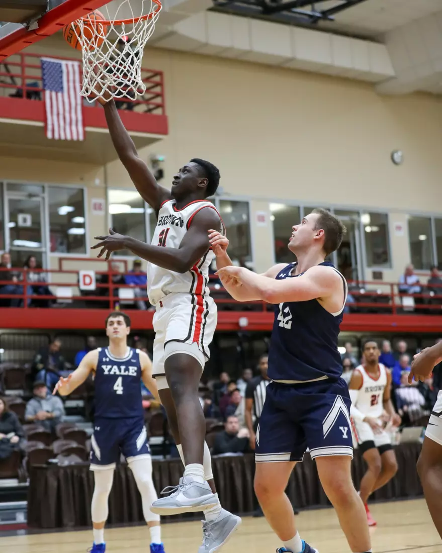 Nana Owusu-Anane vs Yale. January 9, 2024 inside the Pizzitola Sports Center